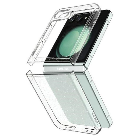 Spigen Air Skin Samsung Galaxy Z Flip 5 csillogó kristály ACS06234 tok