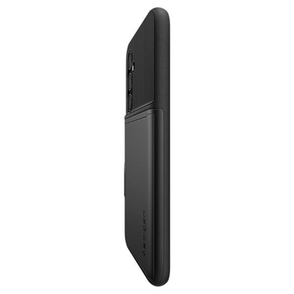 Spigen Slim Armor CS Sam Samsung Galaxy S23 FE fekete ACS06377 tok