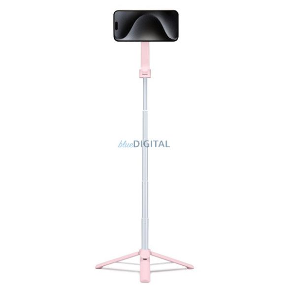 Spigen Selfiestick S570W MagSafe állvány Bluetooth rózsaszín AMP06403