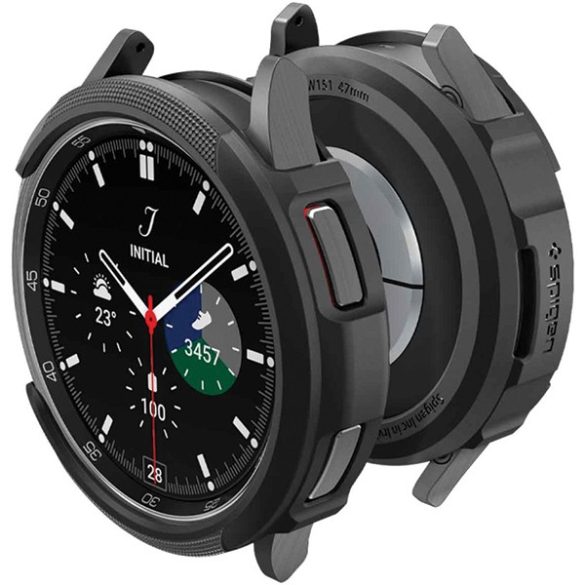 Spigen Liquid Air Samsung Galaxy Watch 6 Classic 47 mm-es fekete ACS06394 tok