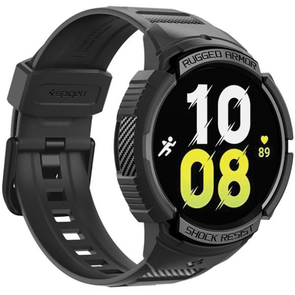 Spigen Rugged Armor Pro Samsung Watch 6 40mm 40 mm-es fekete ACS06501 tok