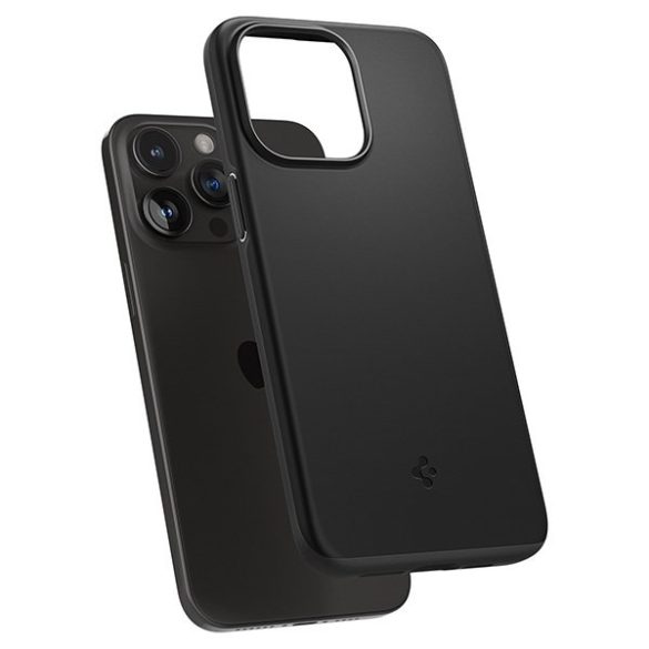 Spigen Thin Fit iPhone 15 Pro Max 6.7" vékony illeszkedés, fekete ACS06544 tok