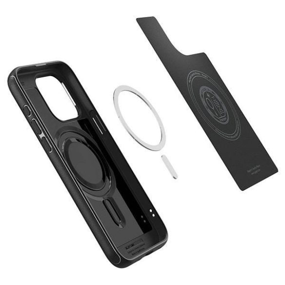 Spigen Mag Armor iPhone 15 Pro Max 6.7" MagSafe fekete/matt black ACS06597 tok