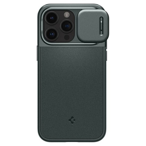 Spigen Optik Armor iPhone 15 Pro Max 6,7" MAG Magsafe zöld/sötétzöld ACS06600 tok