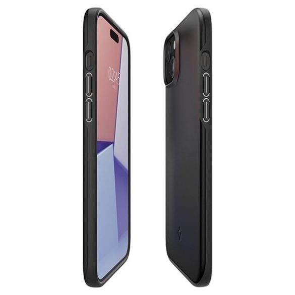 Spigen Thin Fit iPhone 15 Plus fekete tok