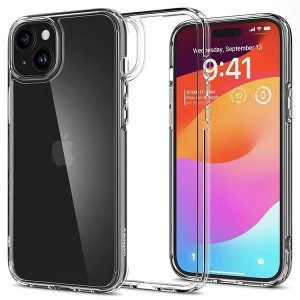 Spigen Ultra Hybrid iPhone 15 Plus átlátszó tok