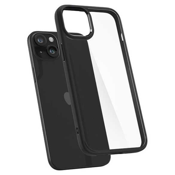 Spigen Ultra Hybrid iPhone 15 Plus matt fekete tok