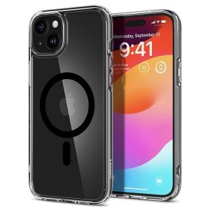 Spigen Ultra Hybrid MAG iPhone 15 Plus Magsafe fekete tok