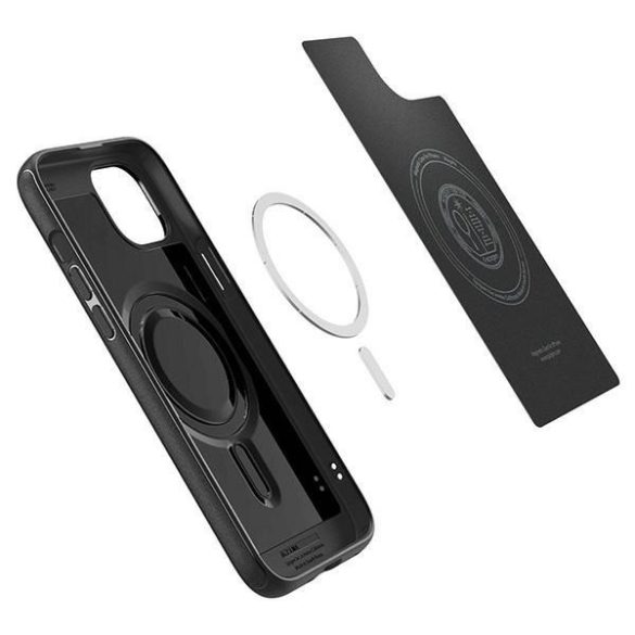 Spigen Mag Armor iPhone 15 Plus / 14 Plus 6,7" MagSafe matt fekete tok