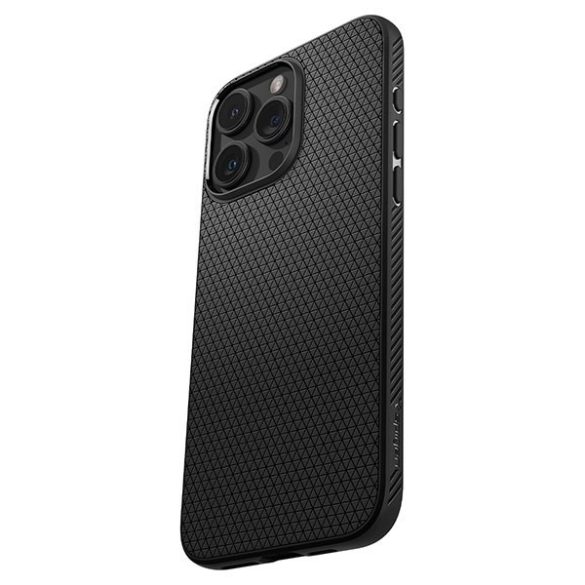 Spigen Liquid Air iPhone 15 Pro 6.1" matt fekete tok