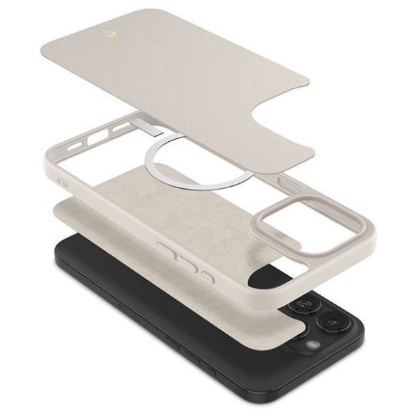 Spigen Cyrill Kajuk MAG iPhone 15 Pro 6.1" Magsafe krémszínű ACS06770 tok