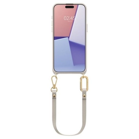 Spigen Cyrill Classic MAG iPhone 15 Pro 6,1" charm Magsafe krémszínű ACS06774 tok