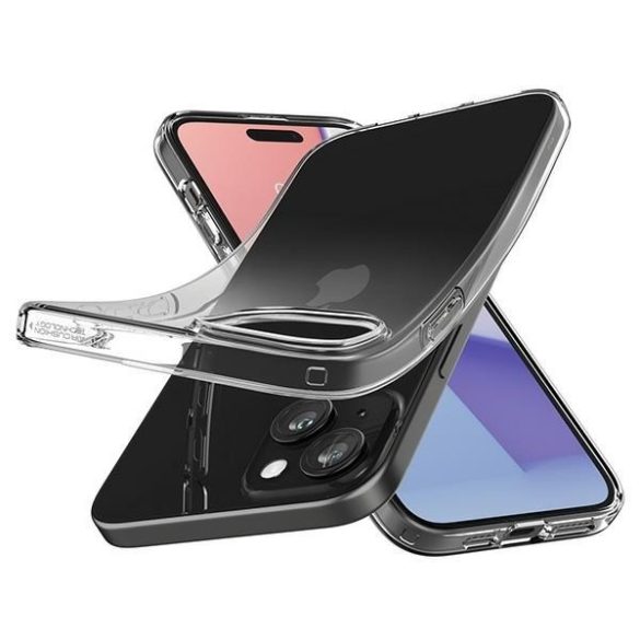 Spigen Liquid Crystal iPhone 15 átlátszó tok