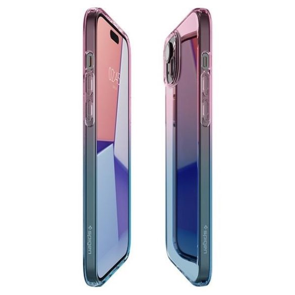 Spigen Liquid Crystal iPhone 15 rózsaszín tok