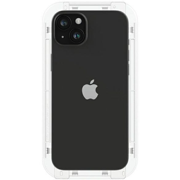Spigen Glas.TR FC iPhone 15 Plus 6.7" "EZ FIT" 2 db edzett üveg fekete keretes AGL06884