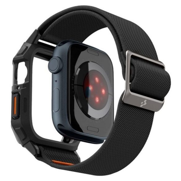 Spigen Lite Fit PRO Apple Watch 4/5/6/7/ 8/9/SE 44/45mm fekete csereszíj