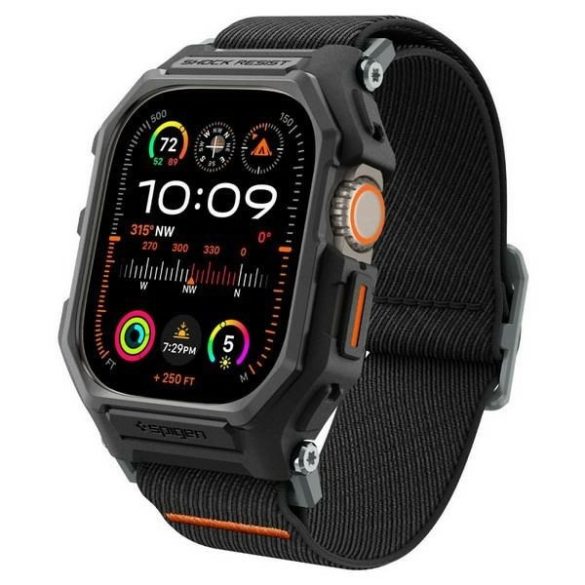 Spigen Lite Fit PRO Apple Watch Ultra 1/ 2 49mm fekete csereszíj