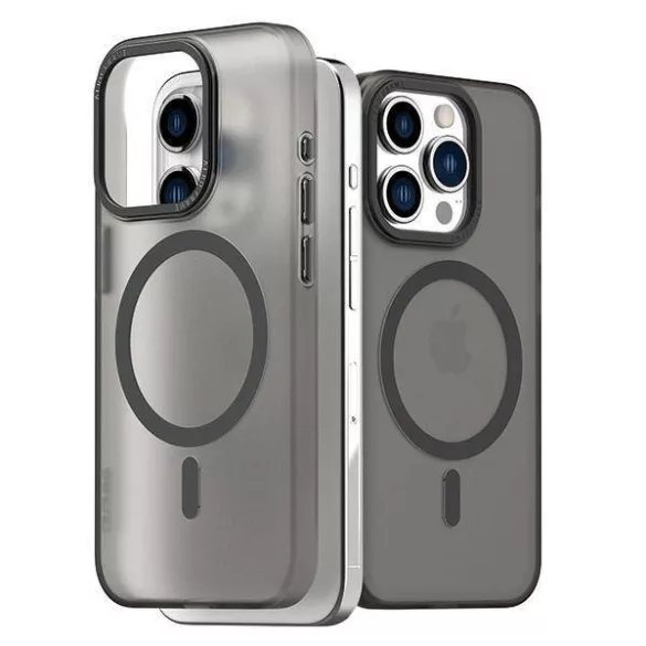 Araree Aero Frame tok iPhone 15 Pro - fekete átlátszó