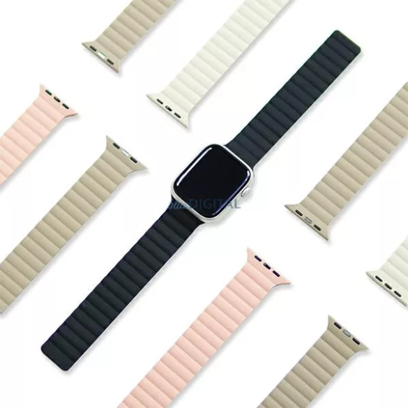 Araree Szilikon Link Apple Watch szíj 38/40/41mm rózsaszín-khaki AR70-01908B