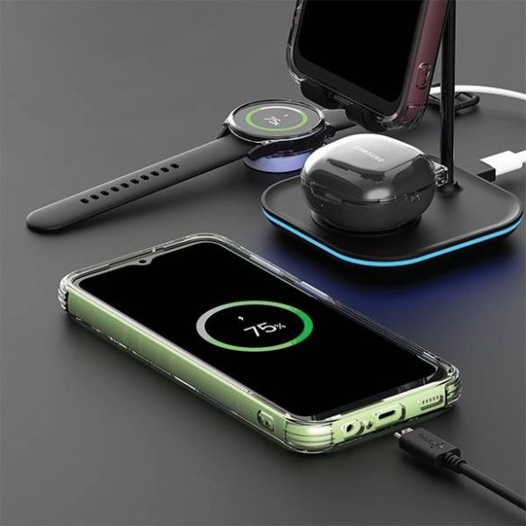 Araree Flexield tok Samsung Galaxy A15 4G/5G - fekete átlátszó