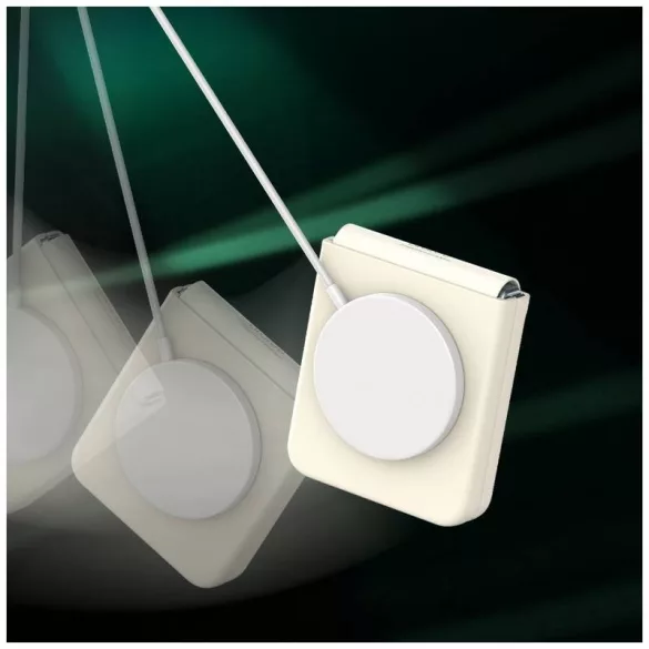 Araree Aero Flex M MagSafe-kompatibilis tok Samsung Galaxy Z Flip6/Flip7 FE - krémszín