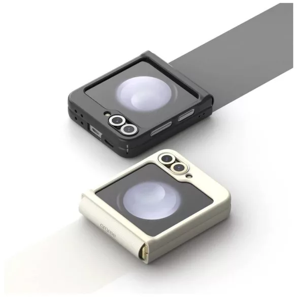Araree Aero Flex M MagSafe-kompatibilis tok Samsung Galaxy Z Flip6/Flip7 FE - krémszín