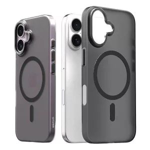 Araree Aero Frame tok iPhone 16 - fekete átlátszó
