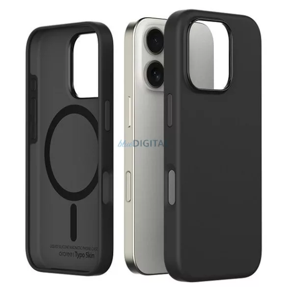 Araree Typoskin M tok iPhone 16 Pro - fekete