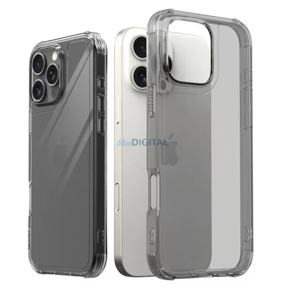Araree Flexield tok iPhone 16 Pro Max - fekete átlátszó