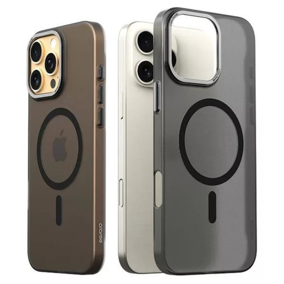 Araree Aero Frame tok iPhone 16 Pro Max - fekete átlátszó