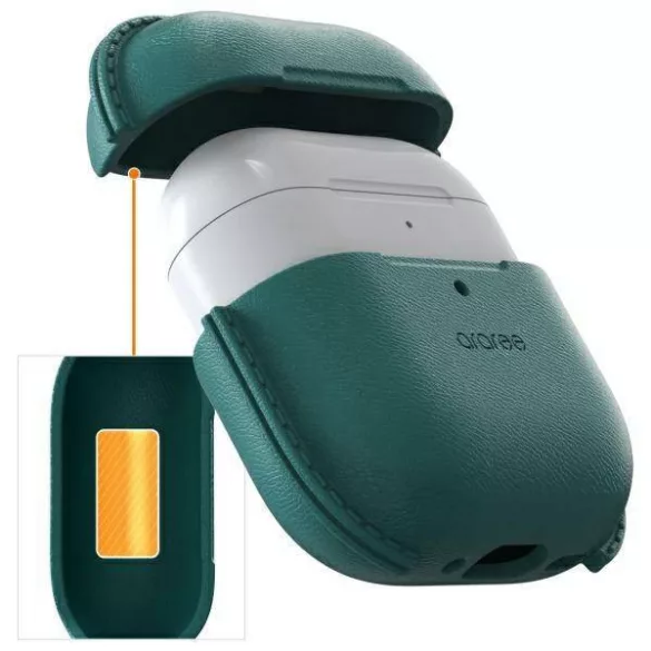 Araree Pops tok AirPods 4 - sötétzöld