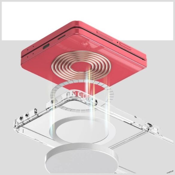 Araree Duple M MagSafe tok Samsung Galaxy Z Flip7 átlátszó tokhoz