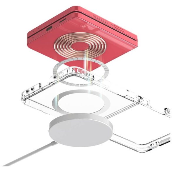 Araree Duple M MagSafe tok Samsung Galaxy Z Flip7 átlátszó tokhoz