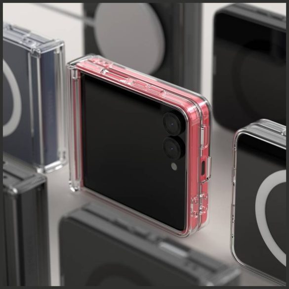 Araree Duple 360 M MagSafe-kompatibilis tok Samsung Galaxy Z Flip7 - átlátszó