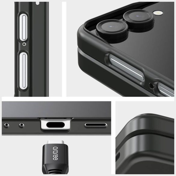 Araree Aero Flex R East-Grip Ring tok Samsung Galaxy Z Flip7 - fekete