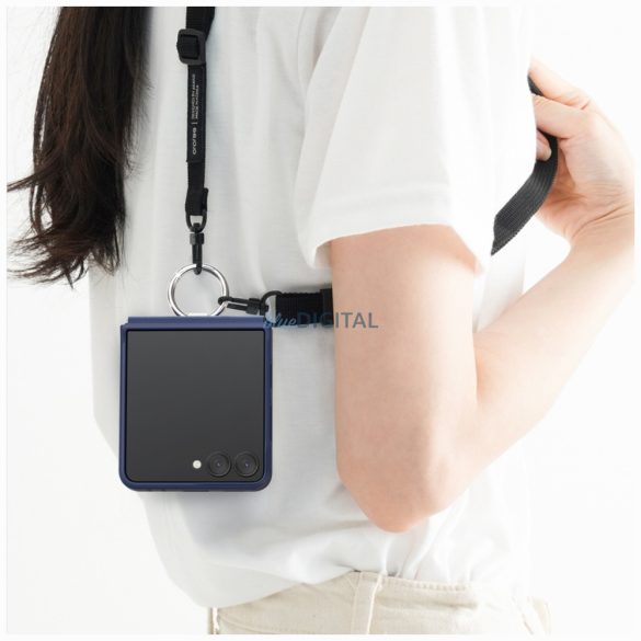 Araree Aero Flex R East-Grip Ring tok Samsung Galaxy Z Flip7 - tengerészkék