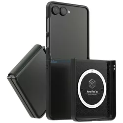   Araree Aero Flex M MagSafe-kompatibilis tok Samsung Galaxy Z Flip7 - fekete