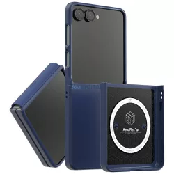   Araree Aero Flex M MagSafe-kompatibilis tok Samsung Galaxy Z Flip7 - tengerészkék