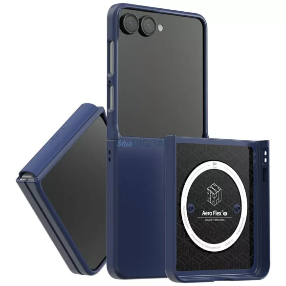 Araree Aero Flex M MagSafe-kompatibilis tok Samsung Galaxy Z Flip7 - tengerészkék