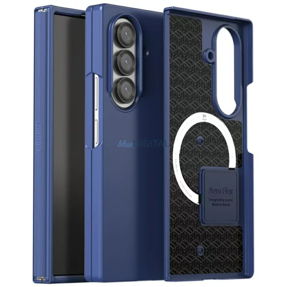Araree Aero Flex M MagSafe-kompatibilis tok Samsung Galaxy Z Fold7 - tengerészkék