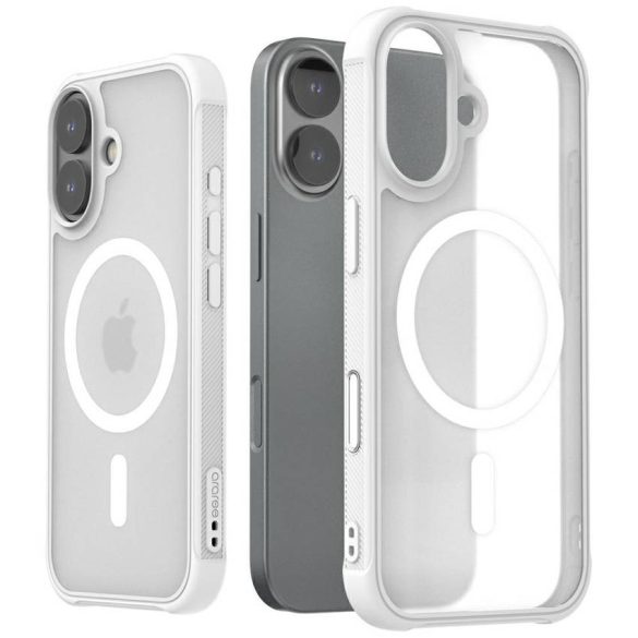 Araree Duple M Armor MagSafe tok iPhone 17 fehérhez
