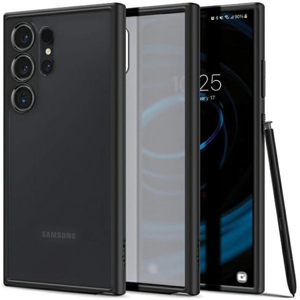 Spigen Ultra Hybrid Samsung S24 Ultra S928 fagy fekete tok