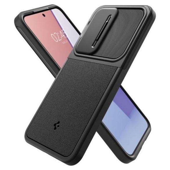 Spigen Optik Armor tok Samsung S24 S921 fekete ACS07363