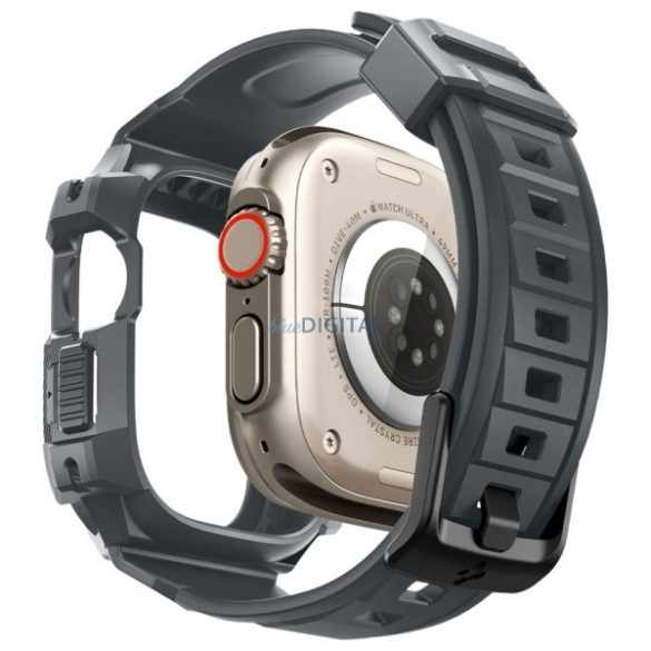 Spigen Rugged Armor Pro tok Apple Watch Ultra 1/2 (49mm) - sötétszürke