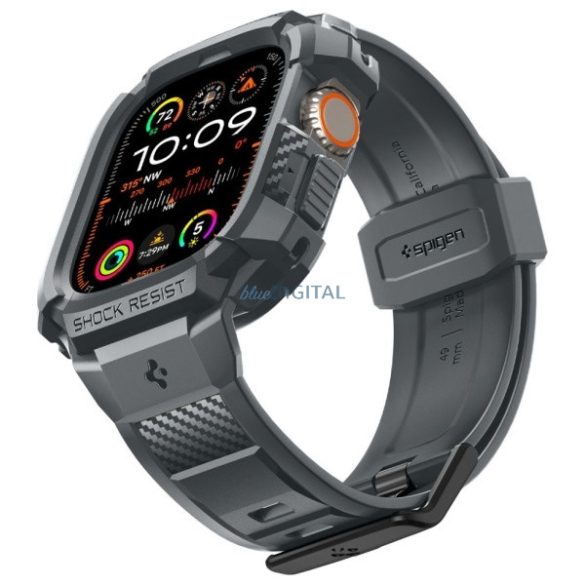 Spigen Rugged Armor Pro tok Apple Watch Ultra 1/2 (49mm) - sötétszürke