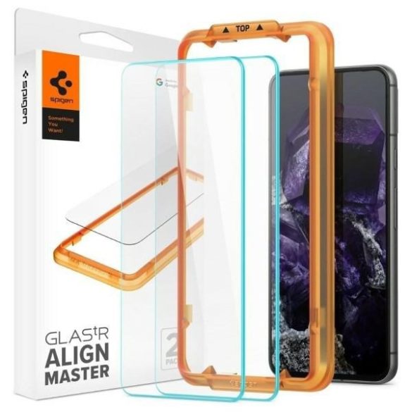 Spigen ALM Google Pixel 8 2db edzett üveg AGL07396