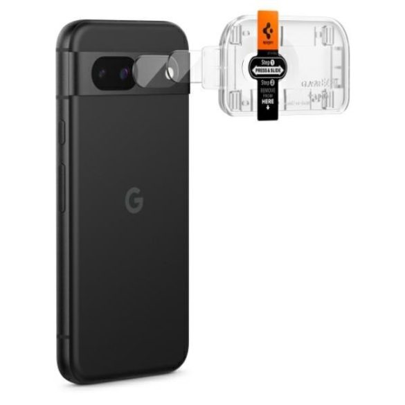 Spigen Optik.Tr Camera kamera lencse védő üvegfólia 2db EZ FIT applikátorral Google Pixel 8a