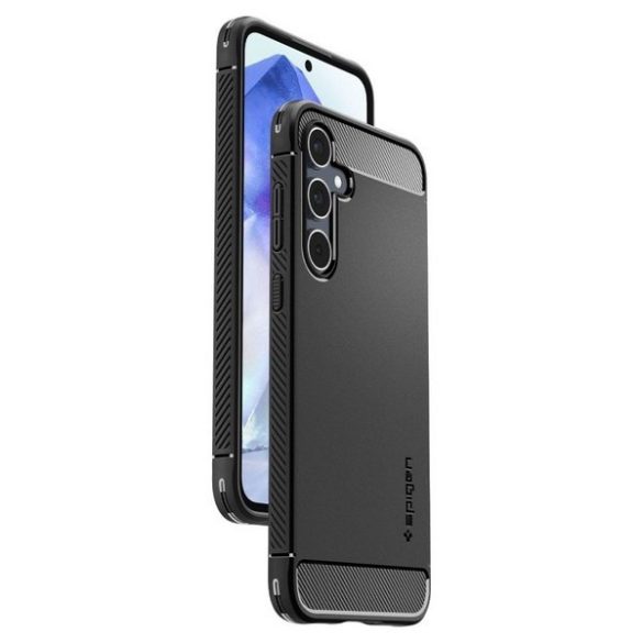 Spigen Rugged Armor tok Samsung Galaxy A55 5G - fekete