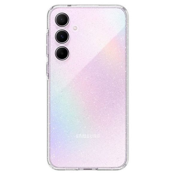 Spigen Liquid Crystal Glitter tok Samsung Galaxy A55 5G - átlátszó csillogós