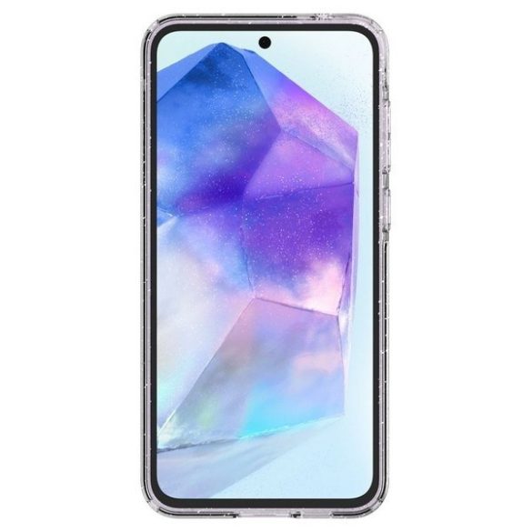 Spigen Liquid Crystal Glitter tok Samsung Galaxy A55 5G - átlátszó csillogós